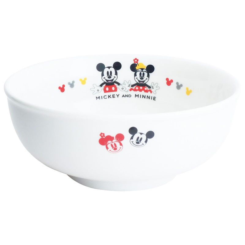 ディズニー ミッキーマウス ミニーマウス 丼 ラーメン丼 14.5cm 電子レンジ 食洗機対応 食器 雑貨 子供用食器 ミッキー&ミニー キャラクター グッズ 日本製 117124