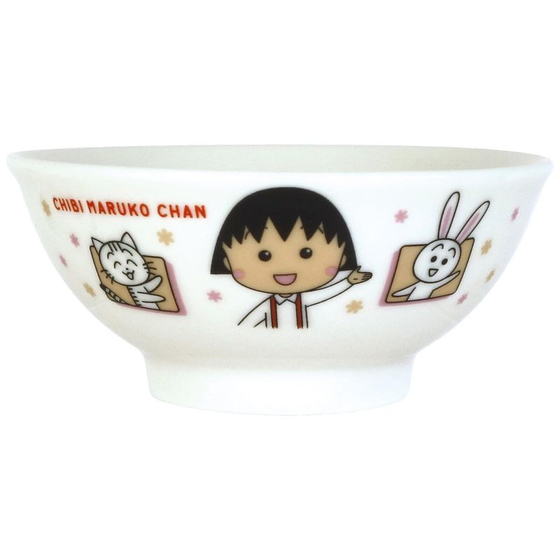 ちびまる子ちゃん こども用 お茶碗 直径10.5cm 電子レンジ 食洗機対応 食器 雑貨 子供用食器 キャラクター グッズ 日本製 127151
