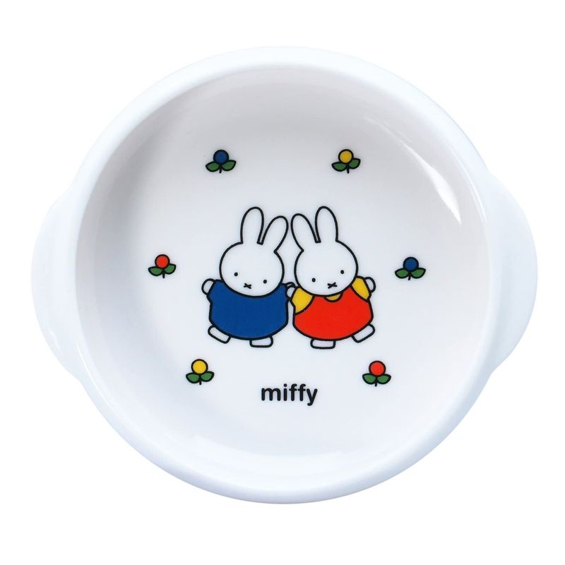 金正陶器(Kaneshotouki) ポースレン ミッフィー ユニバーサル食器 子供 食器 離乳食 離乳期 こども すくいやすい ボウル M 直径約14.5cm 電子レンジ 食洗機 ラップ可 日本製 218132