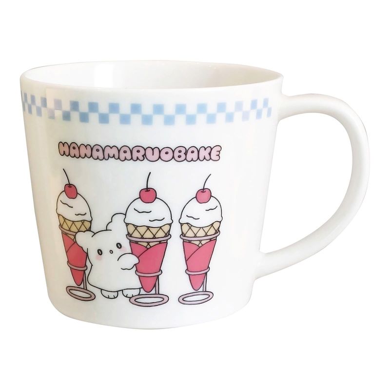 サンリオ(SANRIO) ｢ はなまるおばけ ｣ マグカップ コップ M 約280ml 電子レンジ 食洗機対応 パステルPOP アイス 日本製 318112