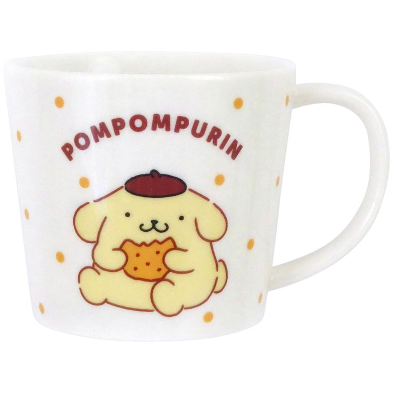 サンリオ(SANRIO) ポムポムプリン マグカップ マグ M 約280ml 電子レンジ対応 食洗機対応 キャラクターズ スイーツ&ドット 日本製 335124