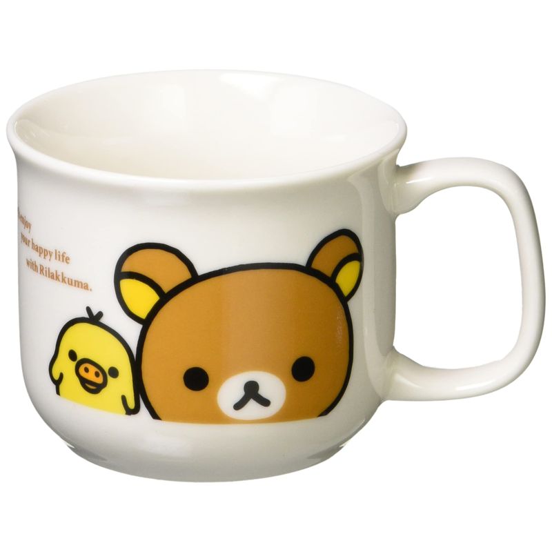 リラックマ ハッピーライフ マグカップ 7.5cm 子供用 食器 白 362102