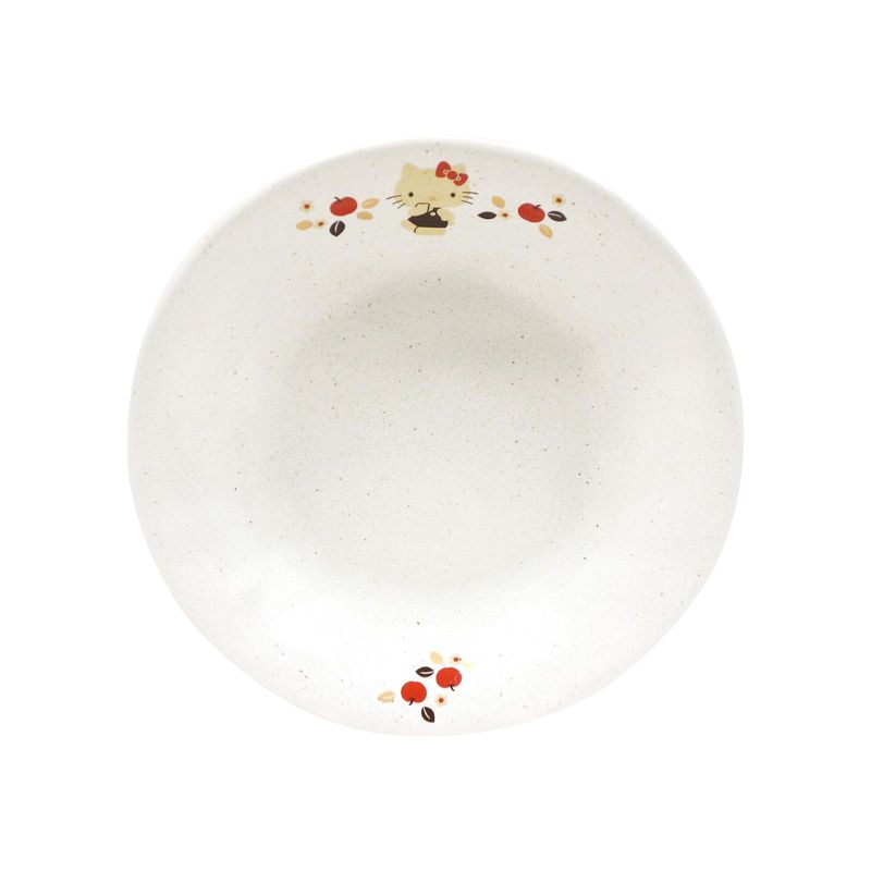 サンリオ (SANRIO) ハローキティ 皿 カレー皿 パスタ皿 約22cm 電子レンジ 食洗機対応 食器 グッズ 雑貨 はろうきてぃ 花林檎 日本製 364136
