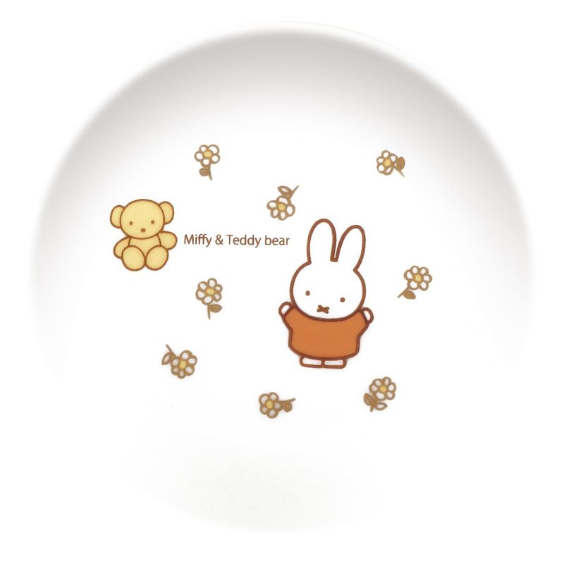 ディック・ブルーナ ミッフィー 皿 小皿 ミニプレート 12cm 電子レンジ 食洗機対応 食器 グッズ 雑貨 ミッフィー & テディベア 日本製 413103
