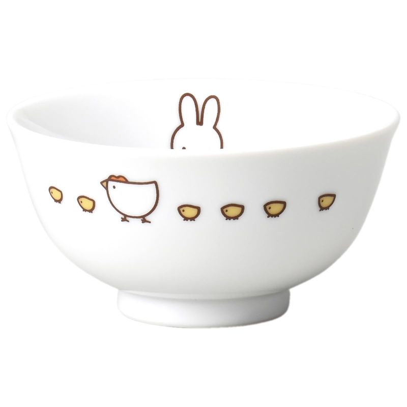 ディック・ブルーナ ミッフィー 子供 食器 陶器 茶碗 お茶碗 ライスボウル 径10.5×...