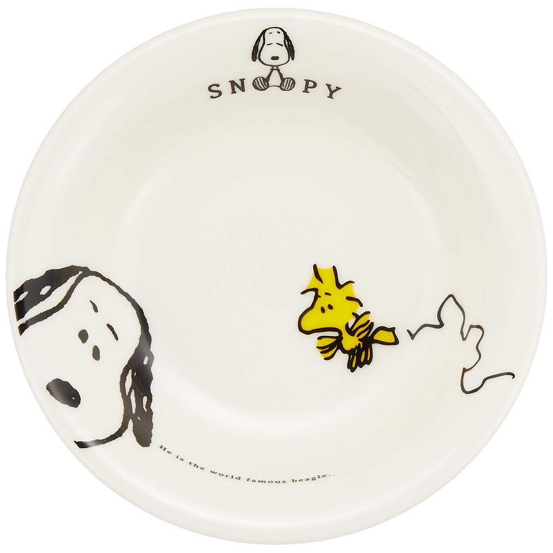 peanuts(ピーナッツ) スヌーピー ジョイ フルーツ皿(深 皿) 直径15cm 白 606132