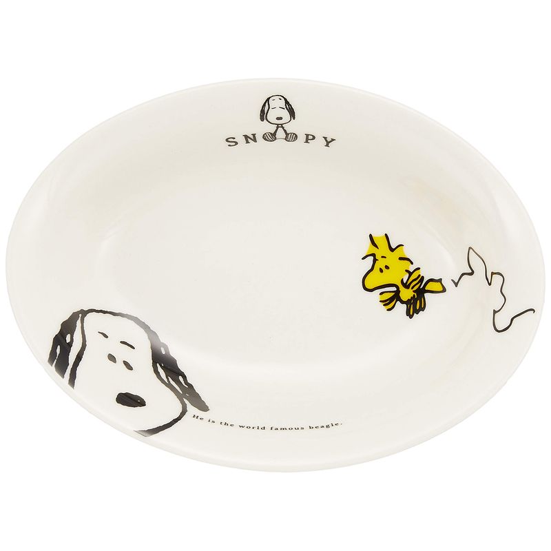 peanuts(ピーナッツ) スヌーピー ジョイ カレー皿 18cm 白 606133