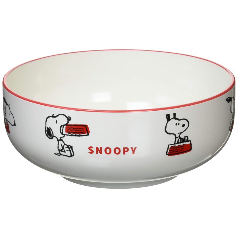 PEANUTS(ピーナッツ) スヌーピー ハピネス イズ サパータイム 塗 ボウル皿 直径12cm 白 606553