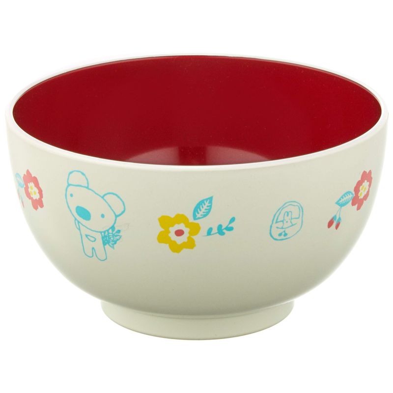 うっかり ペネロペ フラワー こども 塗 汁椀 直径10.2cm 子供用 食器 白 788548
