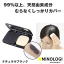 マイノロジ 99% 天然由来成分 ボタニカル ヘアファンデ 11g ナチュラルブラック ブラック 黒 薄毛隠し 白髪 ファンデーション ヘアシャドウ
