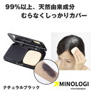 マイノロジ 99％ 天然由来成分 ボタニカル ヘアファンデ 11g ナチュラルブラック ブラック 黒 薄毛隠し 白髪 ファンデーション ヘアシャドウ