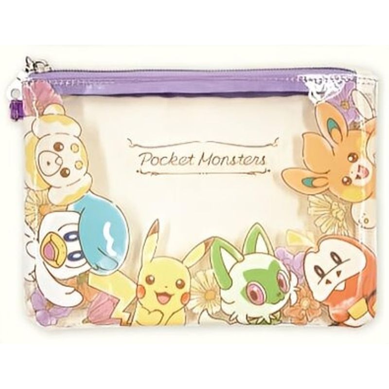 マリモクラフト Marimocraft フラットポーチ チラシ 集合 ポケモン