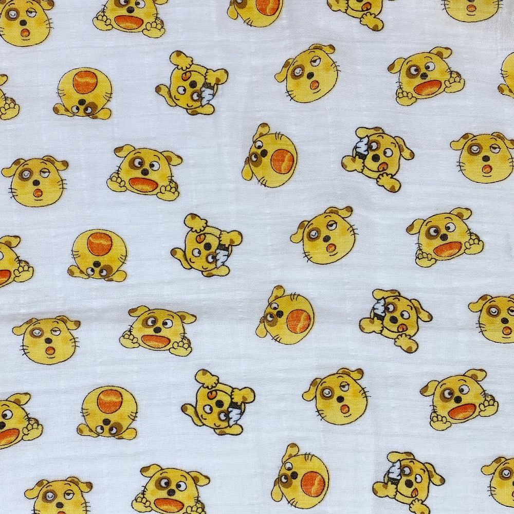 eHONTOMO えほんとも おくるみ あかちゃんのあそびえほん こいぬのコロ おくるみ ガーゼ コットン 100% おくるみ 新生児 ベビータオル 赤ちゃん