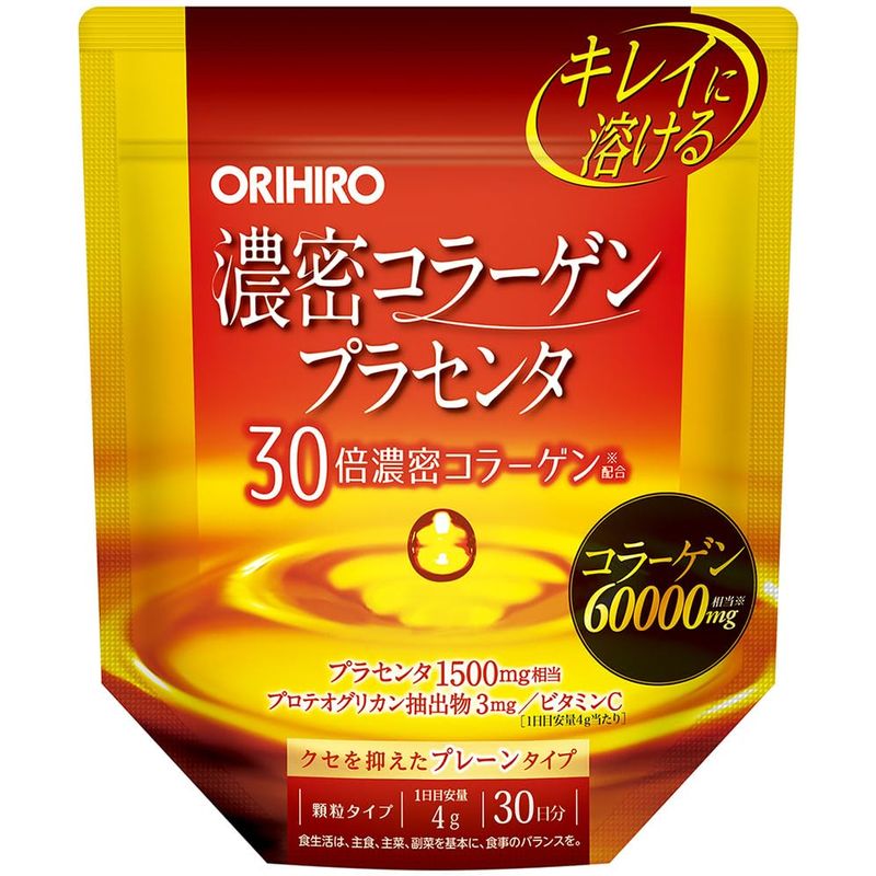 樂天商城 - オリヒロ 濃密 コラーゲン プラセンタ 120g プロテオグリカン