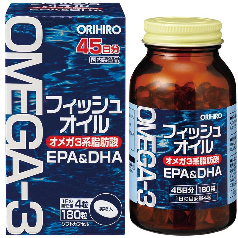 オリヒロ フィッシュオイル (EPA/DHA) 180粒 [EPA・DHA]