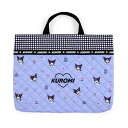 サンリオ SANRIO サンリオ キルト手提げバッグ クロミ クロミちゃん kuromi 30×42×4cm キルティングバッグ キャラクター 207861 S...
