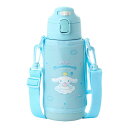 シナモロール 2WAY STボトル ステンレスボトル 670ml 保温 保冷 直飲み コップ付き 水筒 カバー付き 通園 通学(3)