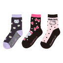 ハローキティ キティちゃん キッズソックス 3足セット 16-18cm 子供靴下 子供ソックス 靴下 ソックス アパレル