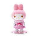 マイメロディ マイメロ フロッキードール 約7cm ぴたっとふれんずミニ マグネット付き ドール きせかえ人形 ぬいぐるみ おもちゃ