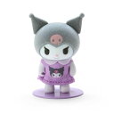 クロミ クロミちゃん フロッキードール 約6cm ぴたっとふれんずミニ マグネット付き ドール きせかえ人形 ぬいぐるみ おもちゃ