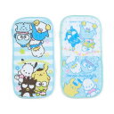 サンリオキャラクターズ ハーフプチタオル 2枚セット ハンドタオル ハンカチ バス用品 バスグッズ