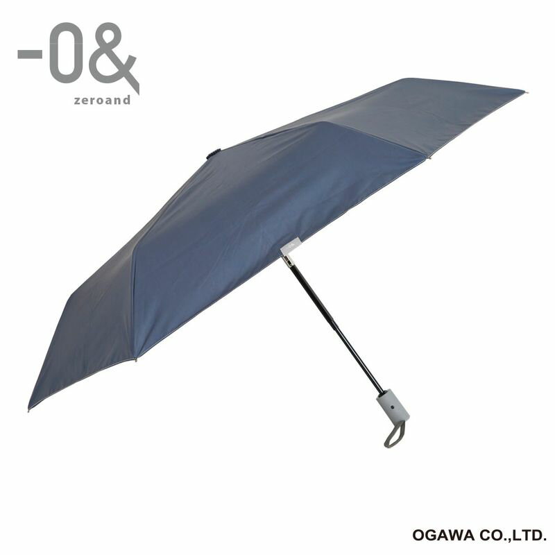 ゼロアンド 晴雨兼用自動開閉傘 ニュームーンブラック 55? 折りたたみ傘 折畳傘 雨傘 日傘 ワンタッチ UVカット 遮光率 99% 以上 遮熱加工