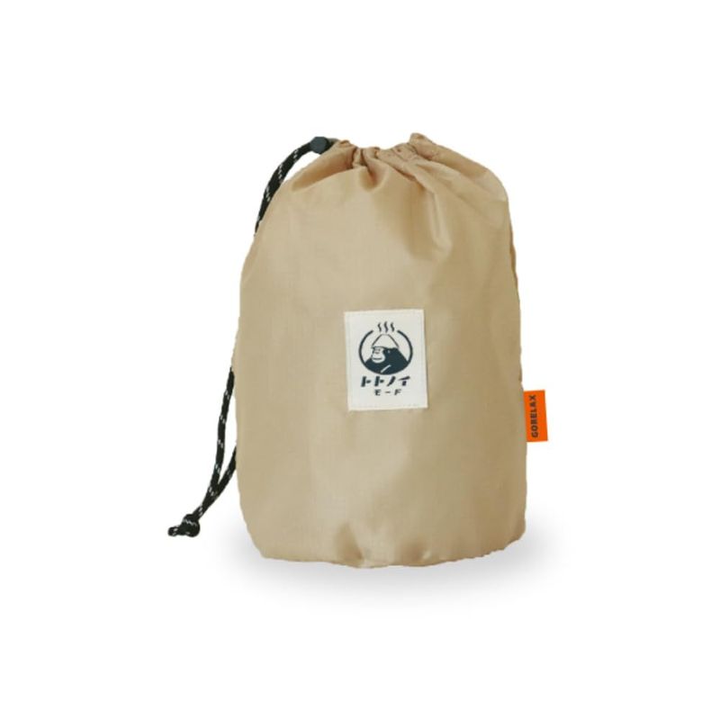 パイン・クリエイト ごリラックス ととのい巾着 ベージュ サイズ 約W24 D13 H25 5 24P44973