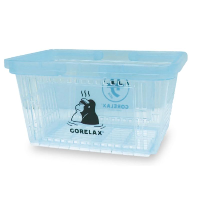 ごリラックス まもるさんのカゴ カゴ アクアブルー