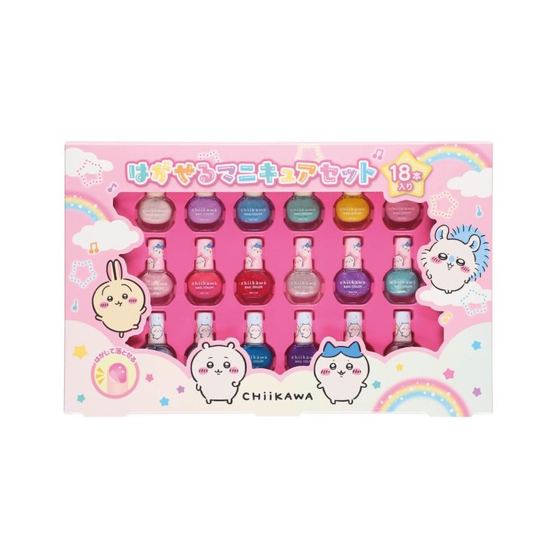 レイス アニメちいかわ はがせるマニキュアセット 18本入り 910030