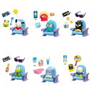 【6個入り BOXセット】 リーメント サンリオキャラクターズ はぴだんぶいシアター 1BOX 約H115×W70×D60mm PVC、ABS製