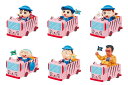 【6個入り BOXセット】 リーメント クレヨンしんちゃん 幼稚園バスで出発おしんこ〜! 1BOX 約H100×W70×D40mm PVC、ABS製