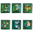 【6個入り BOXセット】 リーメント ポケットモンスター ポケモンフレーム 深緑の森 1BOX 約H90×W140×D50mm PVC、ABS、アクリル製
