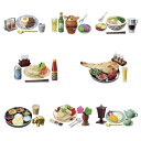 【8個入り BOXセット】 リーメント ぷちサンプルシリーズ アジアンダイニング 1BOX 約H115×W70×D50mm PVC製