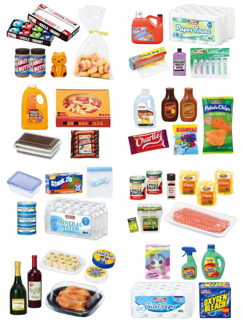 【8個入り BOXセット】 リーメント ぷちサンプルシリーズ 会員制ディスカウントストア COW'S MART 1BOX H120×W145×D245 ATBC...