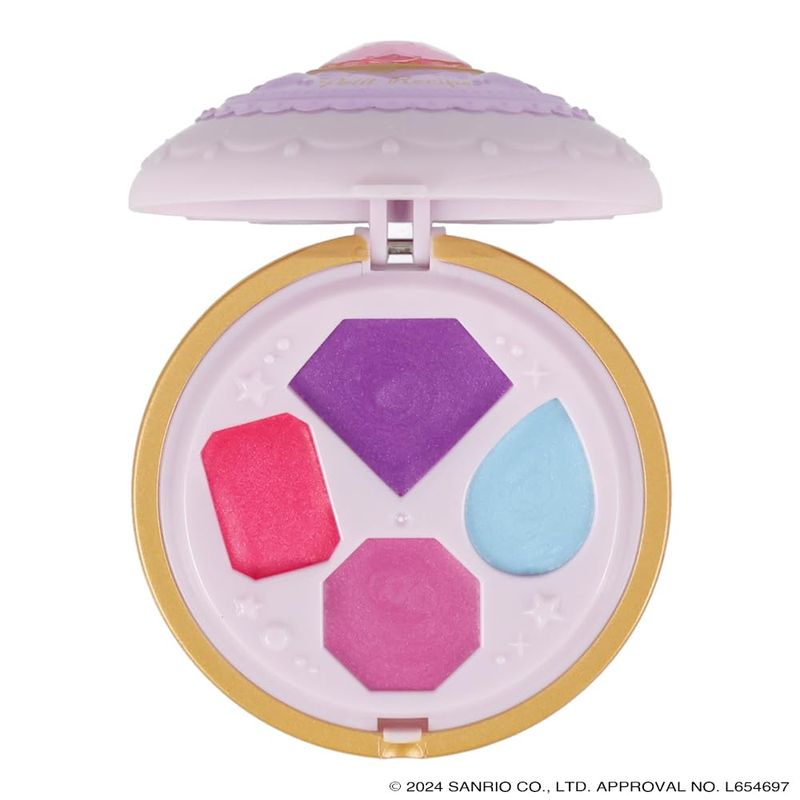 プチレシピ × サンリオキャラクターズ アイシャドウパレット ＜ クロミ ＞ サンリ...