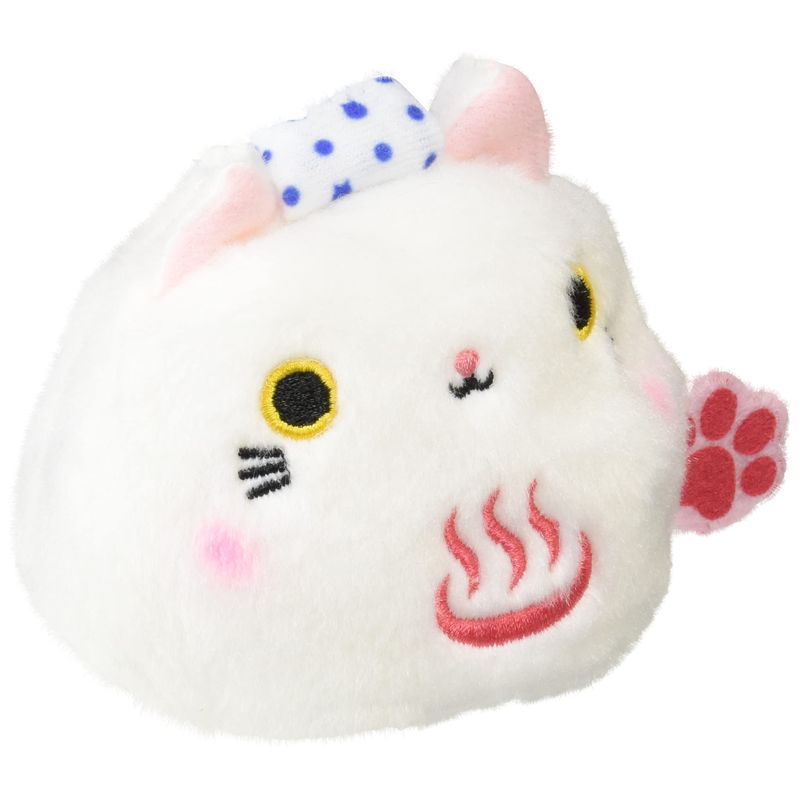 三英貿易 Sanei Boeki オリジナル ぬいぐるみ ねこだんご 温泉ねこだんご W7 5 D6 ...