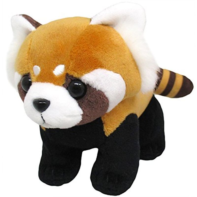 三英貿易 Sanei Boeki オリジナル ぬいぐるみ ぷるるんアニマル レッサーパンダ W7 D14 H9 5cm