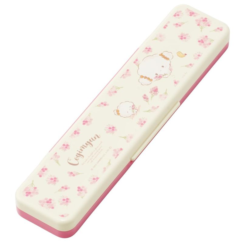 スケーター Skater 箸 スプーン コンビセット 18cm 抗菌加工 お弁当 大人用 シリコンクッション付きで音がならない 日本製 こぎみゅん フラワーリース サンリオ CCS3SAAG-A