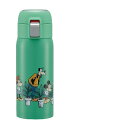 スケーター ワンタッチストローボトル MKグリーンワールド 350ml ステンレス 保冷 水筒 ミッキーマウス 子供 大人 キッズ 男の子 女の子 ワンプッシュ...