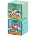 スケーター キュービックコレクション レトロ ヒューイ 小物入れ 2個入り ディズニー Disney 収納ケース 整理 キューブ 立方体 連結