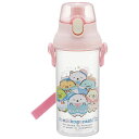 スケーター Skater 子供用 クリア 水筒 480ml プラスチック製 クリアボトル 子供用 日本製 すみっコぐらし しろくまふるさと 女の子 PSB5TR...