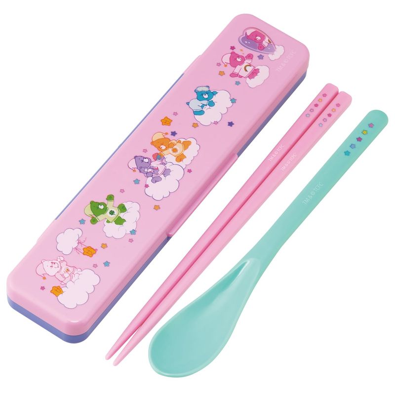スケーター Skater 箸 スプーン コンビセット 18cm 抗菌加工 お弁当 大人用 シリコ...
