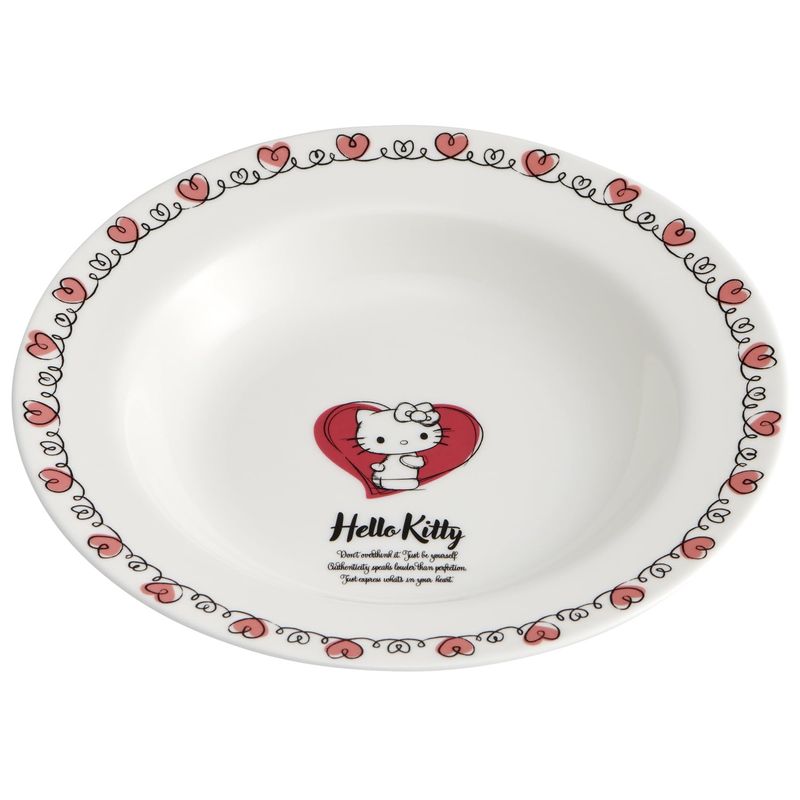 スケーター Skater スープ 皿 23cm 食洗機対応 NARUMI ボーンチャイナ 鳴海製陶 日本製 サンリオ ハロ..