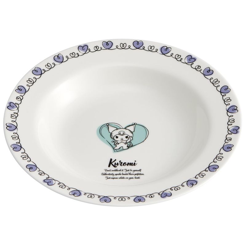 スケーター Skater スープ 皿 23cm 食洗機対応 NARUMI ボーンチャイナ 鳴海製陶 日本製 サンリオ クロ..