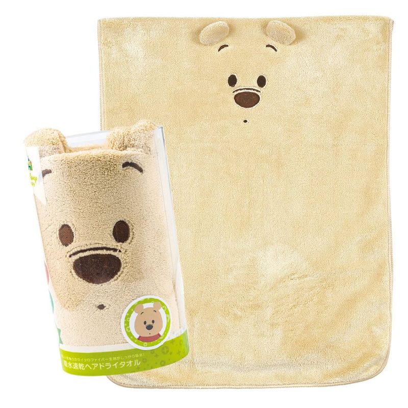 スケーター skater 吸水 速乾 ヘアドライタオル ディズニー くまのプーさん 縦40 横100cm TOH1-A