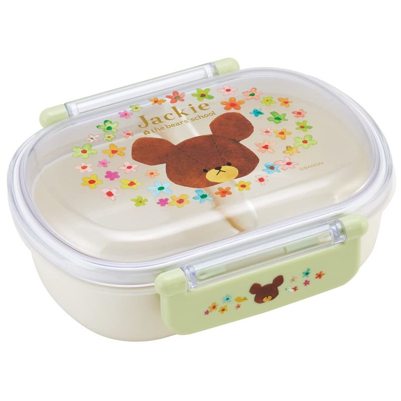 樂天商城 - スケーター Skater 子供用 お弁当箱 1段 360ml 中子付き おかず容器 ふわっと盛れるドーム型 キッズランチ 抗菌加工 日本製 くまのがっこう 女の子 QAF2BAAG