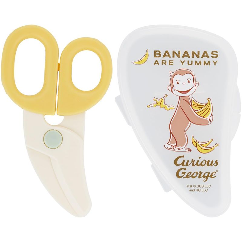 スケーター Skater キッチンはさみ 離乳食 フードカッター おさるのジョージ 24 BF...