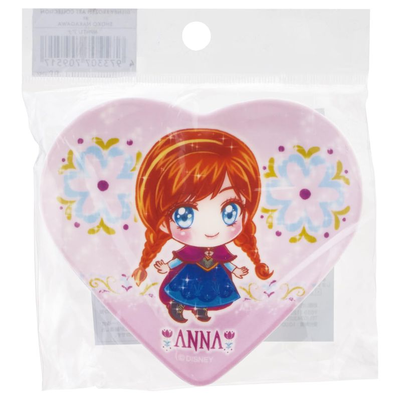 スケーター Skater メラミン ミニ プレート 小皿 ハート型 ディズニー アナと雪の女王 中川翔子 アナ 女の子 MPHT1-A