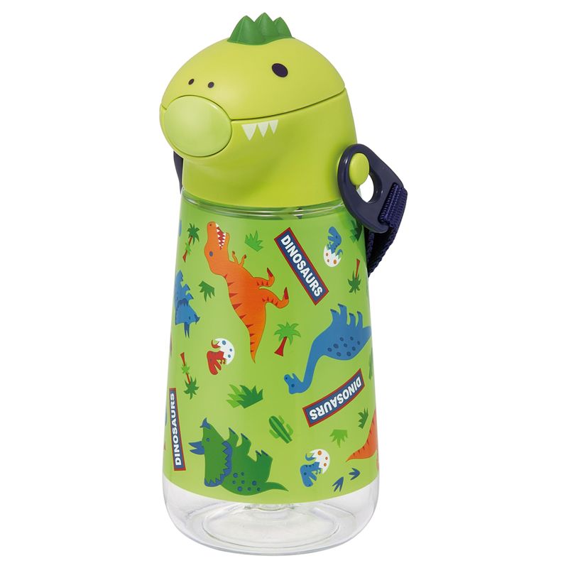 スケーター Skater ダイカット ストロー付 ボトル 水筒 420ml ディノサウルス PSHC4DK-A
