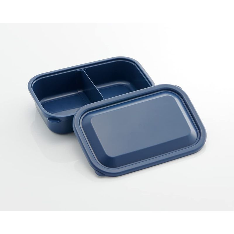 スケーター skater 保存容器 スモークネイビー M 830ml ふわっとフタ付 軽量 フード ランチケース 日本製 LFP8-A